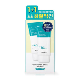 SCINIC back label close-up showing ingredient and certification details