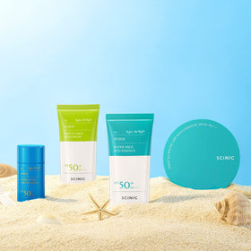 SCINIC lifestyle shot at outdoors portraying effective daily sun protection
