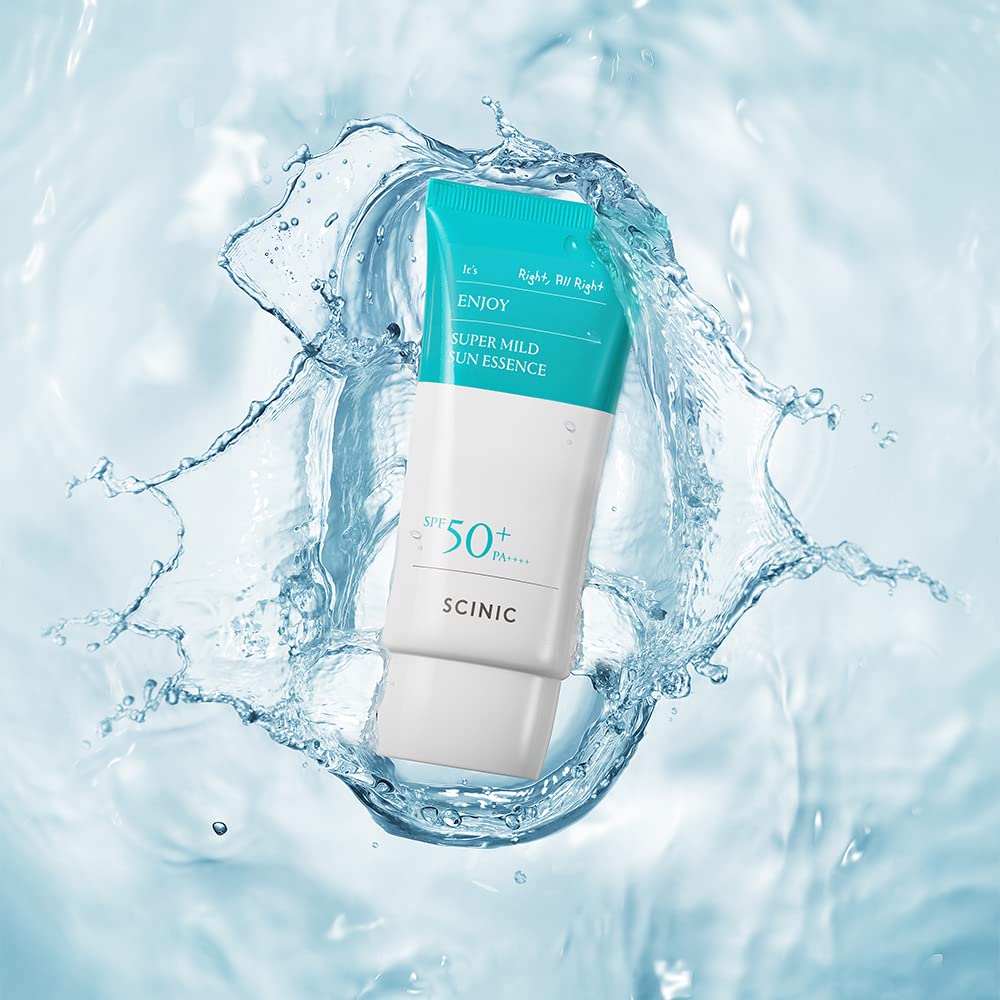 SCINIC two-pack boxed set emphasizing complete sun-care value