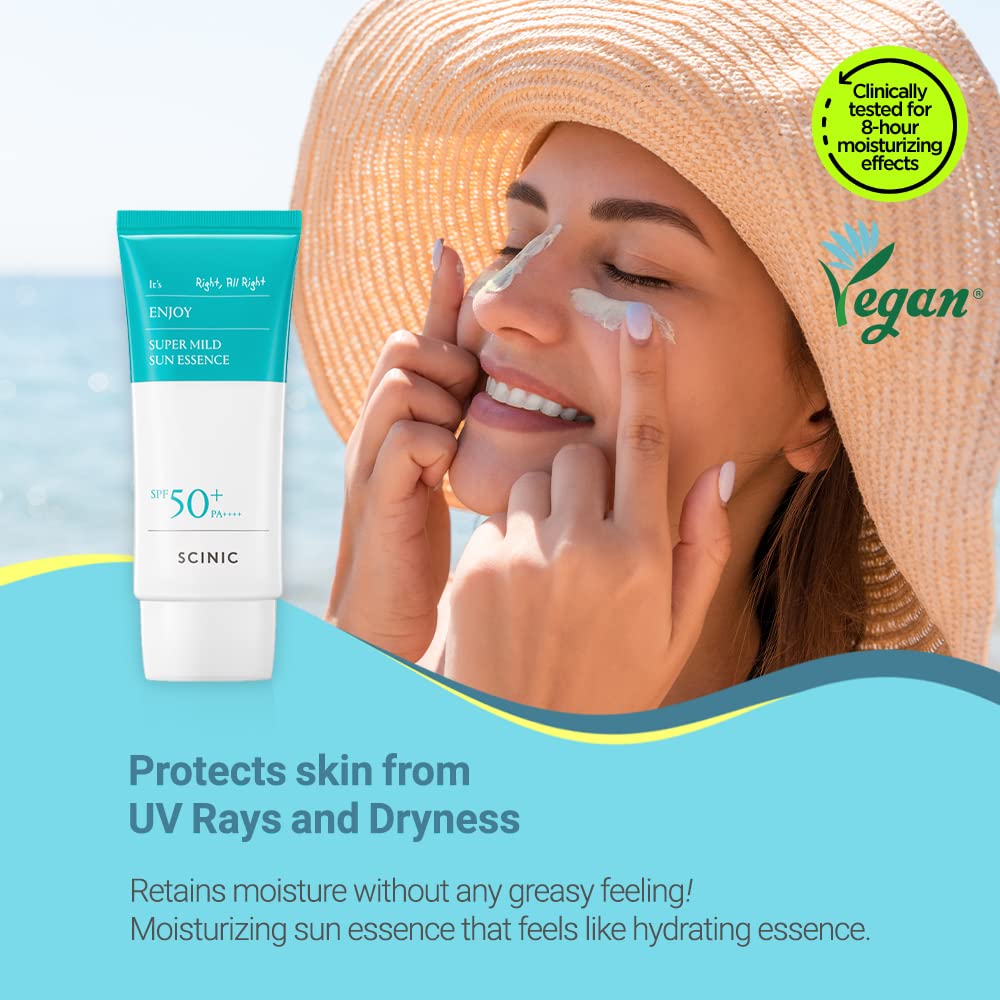 SCINIC texture close-up droplet highlighting hydrating, essence-like feel