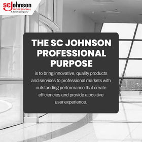 SC Johnson Professional foam handwash in a tidy commercial restroom setting