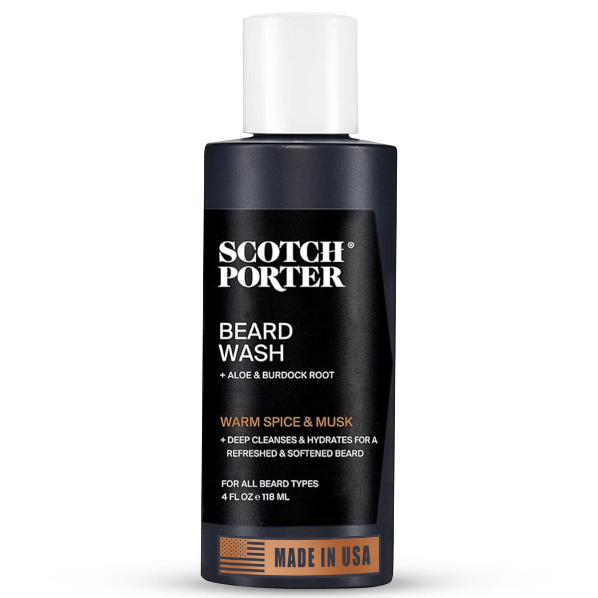 Scotch Porter bottle front view showing clean label and product benefit