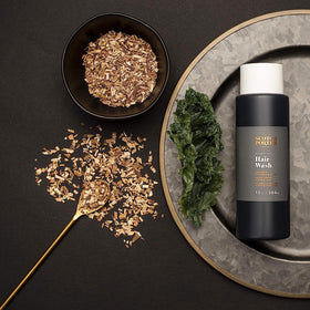 Scotch Porter bottle styled on bathroom shelf for lifestyle appeal