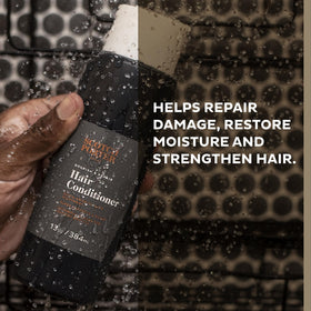 Scotch Porter conditioner pouring into hand for easy application