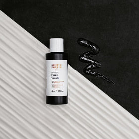 Scotch Porter face wash in hand showing easy application