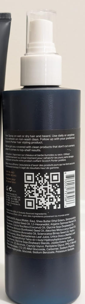 Scotch Porter label detail focused on vegan and free-from claims for ingredient-conscious buyers