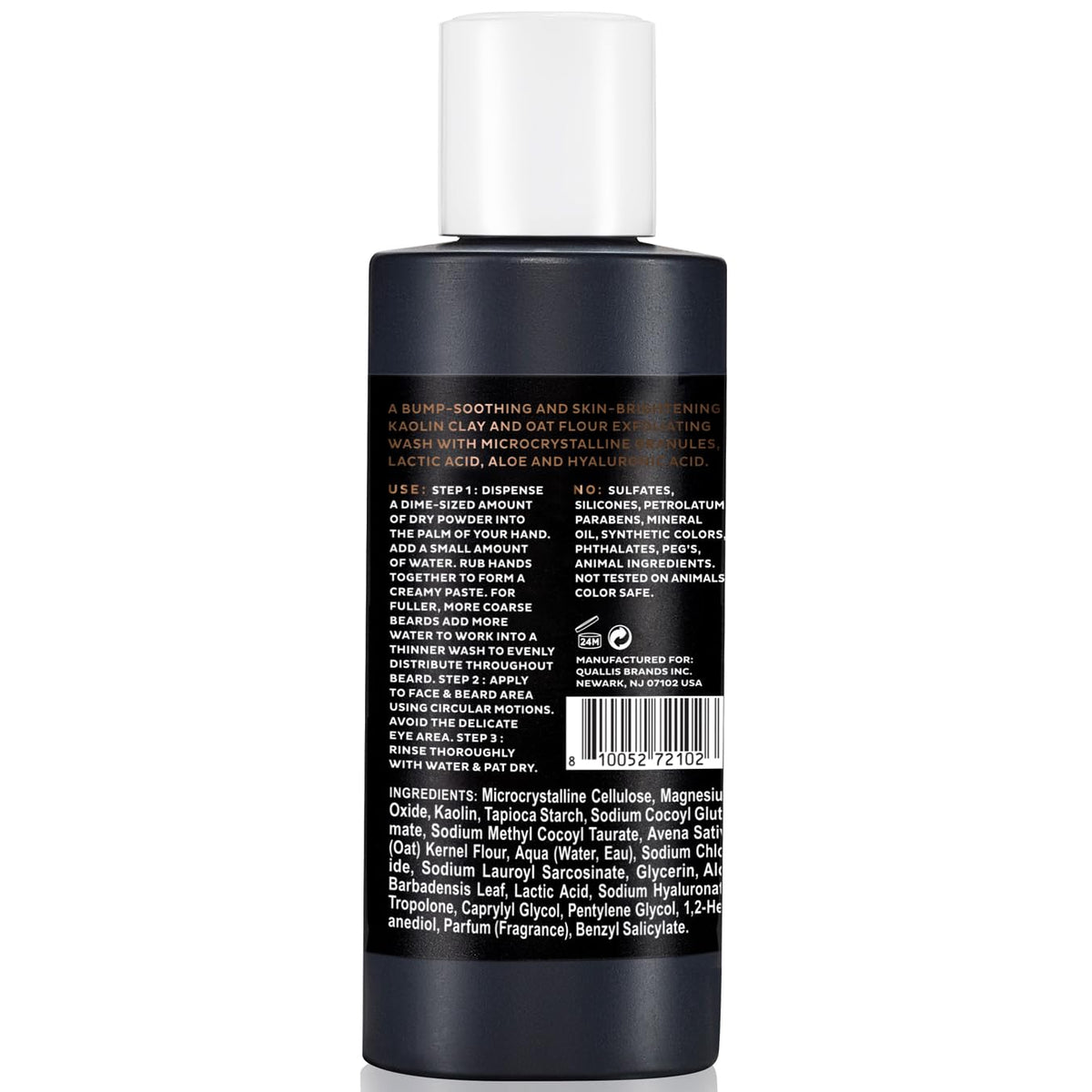 Scotch Porter bottle next to passport showing travel-friendly compact 2.17 oz benefit