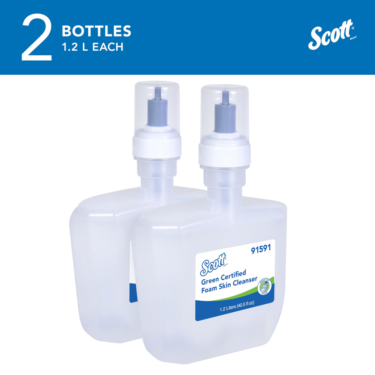 Scott Professional refill snapping into an automatic dispenser for fast maintenance