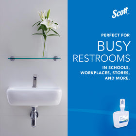 Scott Professional foam texture close-up demonstrating easy spread and quick rinse