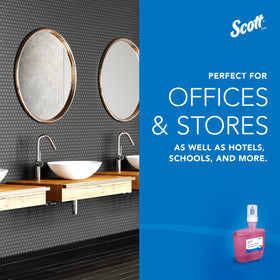 Scott Professional in a commercial restroom setting showcasing guest experience