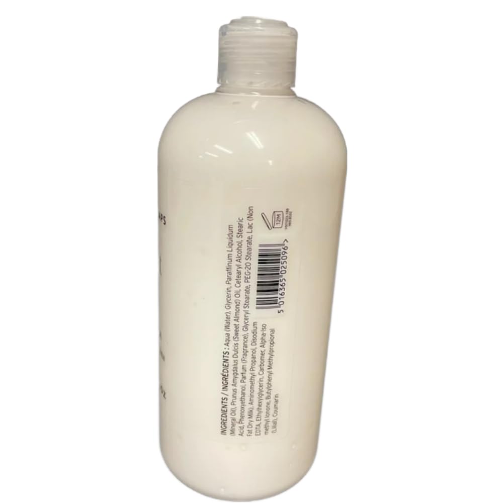 Scottish Fine Soaps bottle on vanity illustrating convenient large-size supply