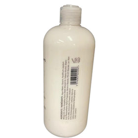Scottish Fine Soaps bottle on vanity illustrating convenient large-size supply
