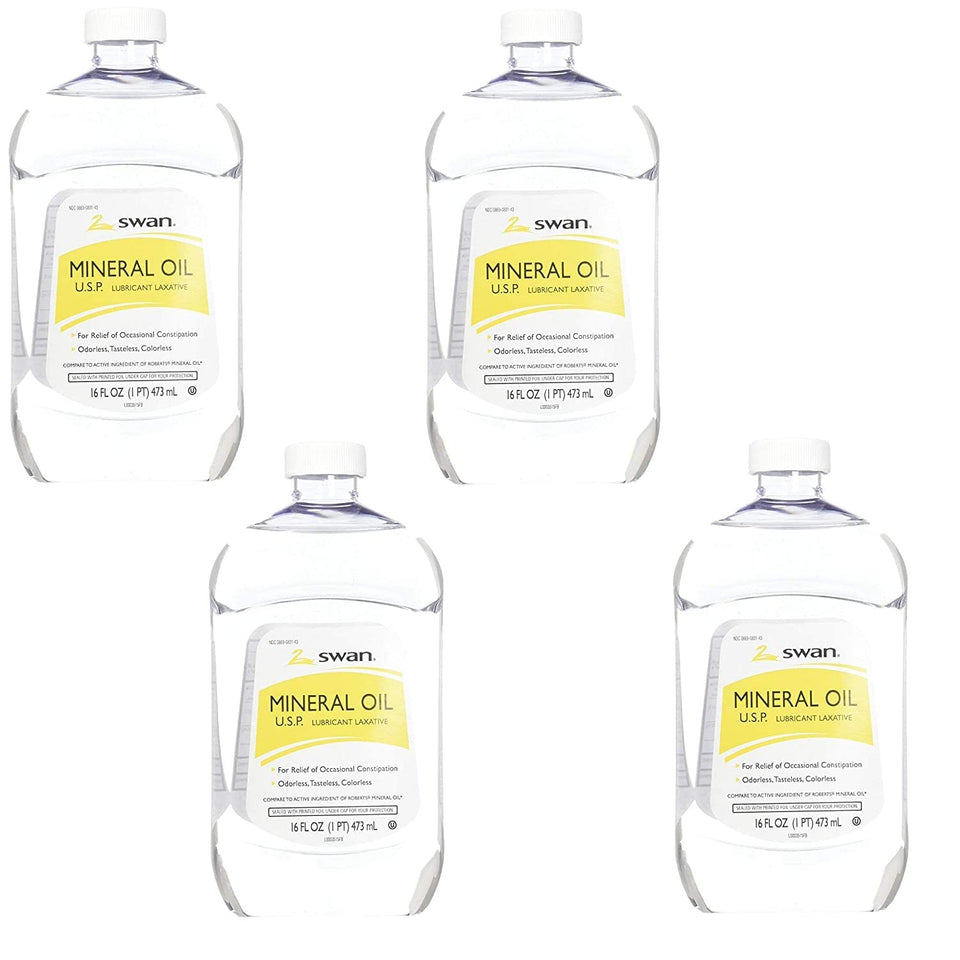 Scrubbles Swan bottle front view showing label and 16 oz size for easy storage