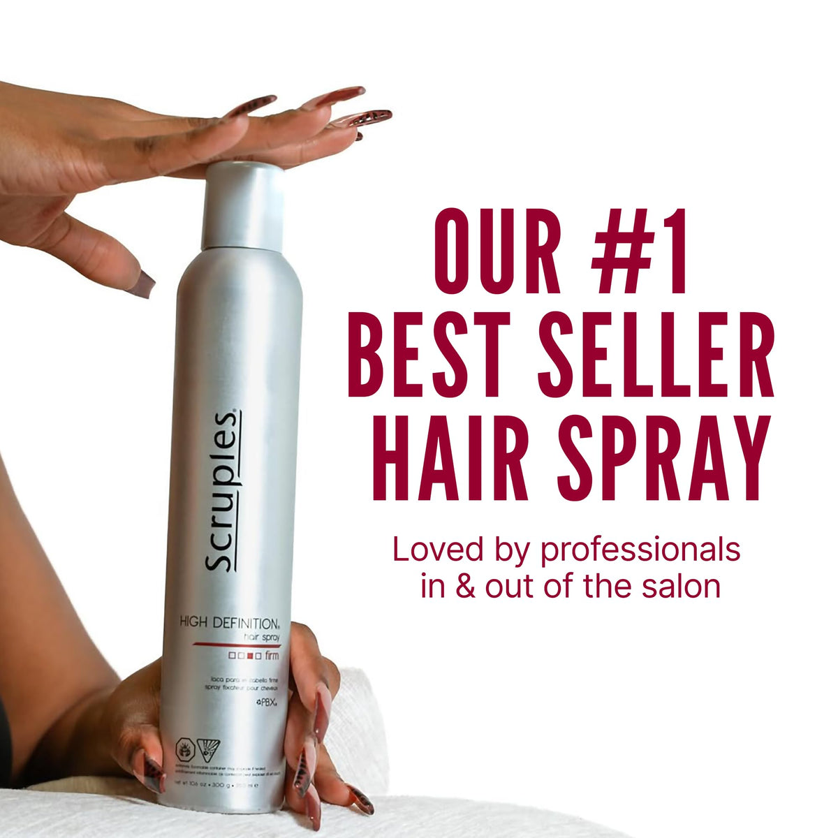 Scruples close-up nozzle detail for precise spray application