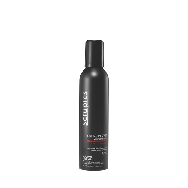Scruples Creme Parfait front packaging shows bottle and branding for quick identification and confidence