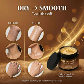 SDUQULK applied to chest and shoulders illustrating moisturized skin and subtle cologne scent
