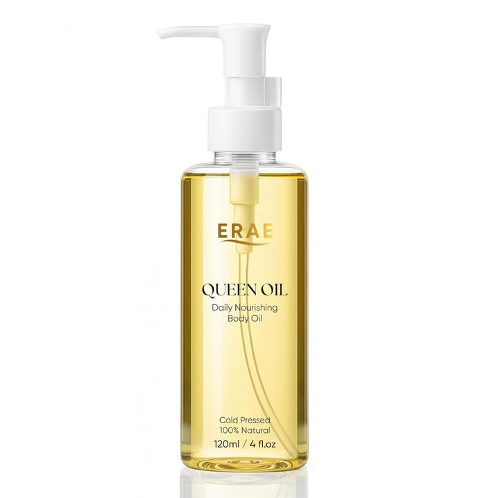 SDUQULK ERAE Queen Oil front bottle shows elegant packaging and quick absorption benefit