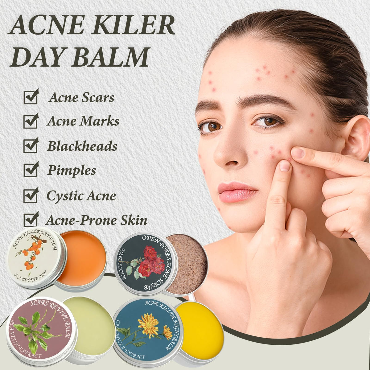 SDXJIOGE clearing balm texture close-up highlighting smooth, non-greasy finish