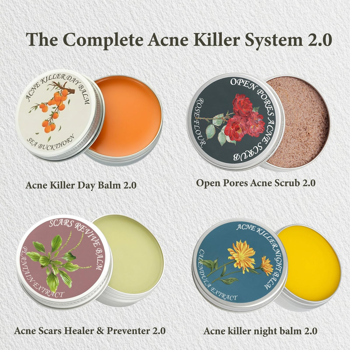 SDXJIOGE repair balm label detail emphasizing natural ingredient credentials