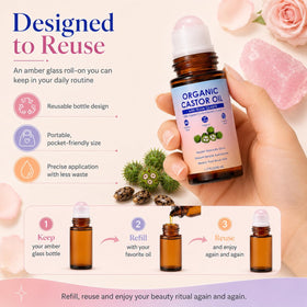 SDXJIOGE roll-on on bedside with lavender for relaxing skincare ritual and calm