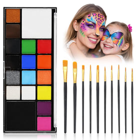 Seaboll palette front packaging showing 18 vibrant colors and compact case for travel