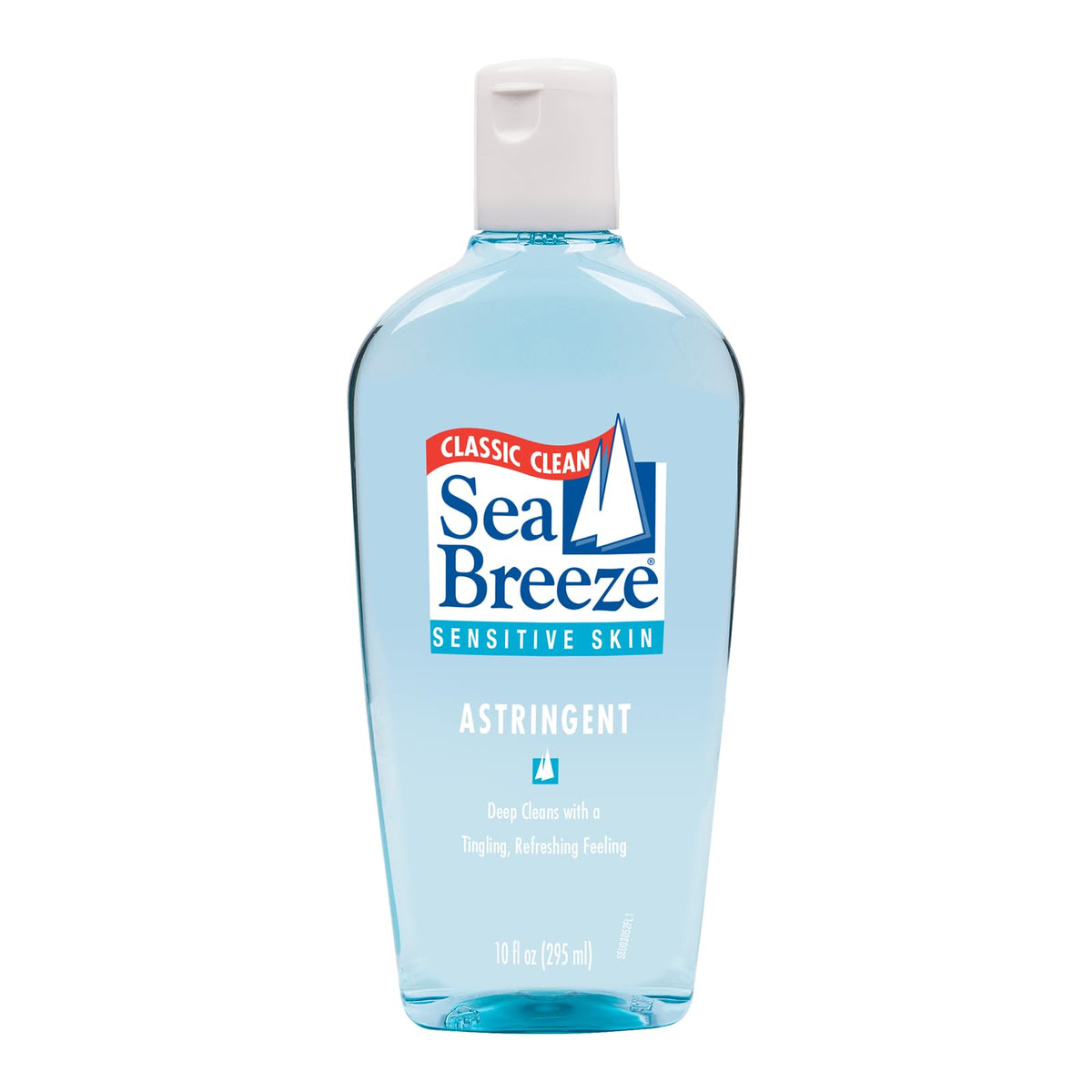 Seabreeze front bottle showing label and refreshing deep-clean benefit