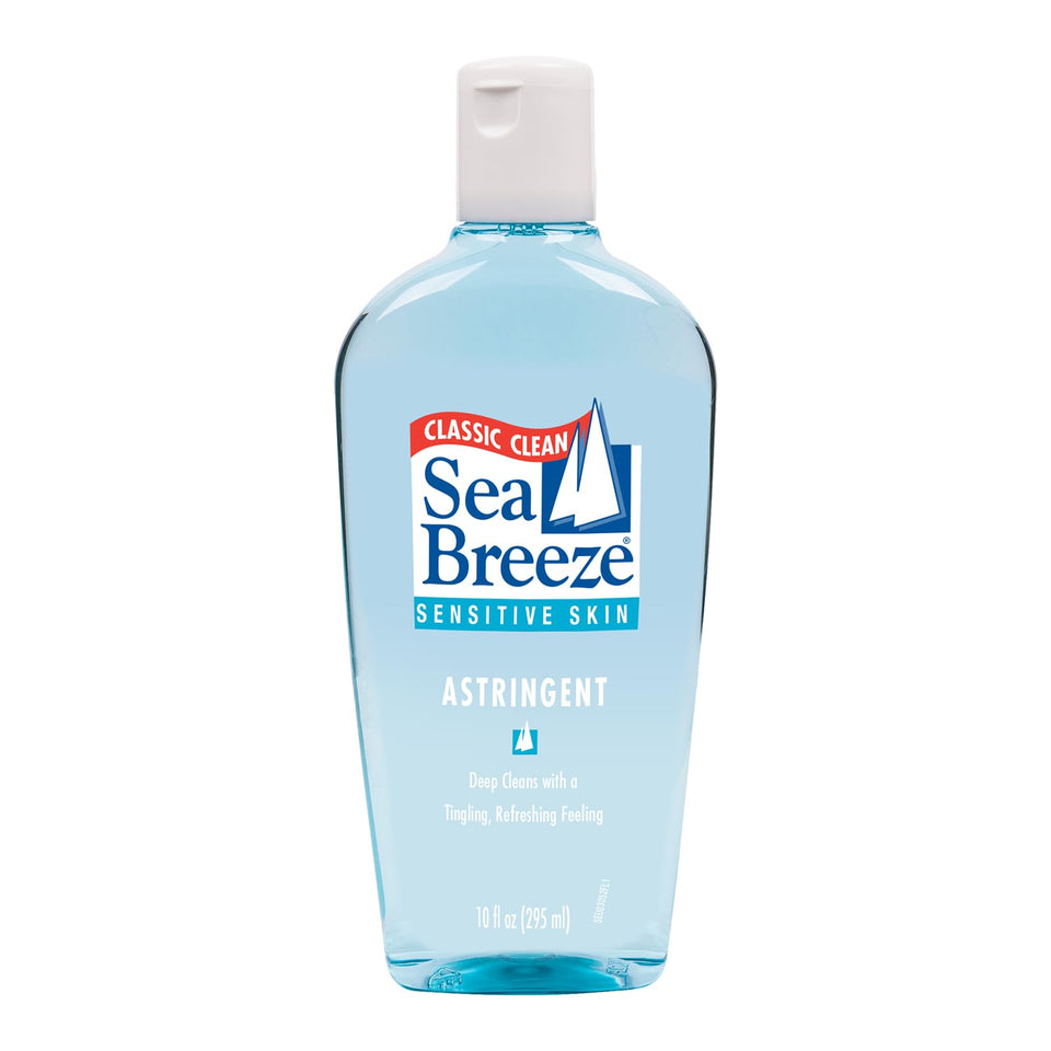 Seabreeze front bottle showing label and refreshing deep-clean benefit