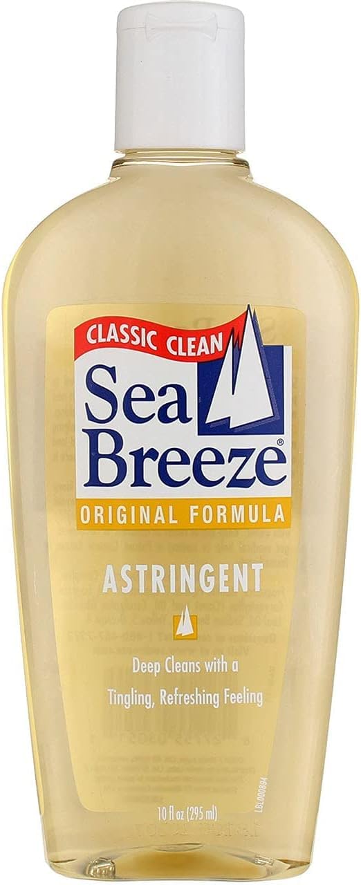 Seabreeze front bottle showing label and size, convenient two-pack benefit
