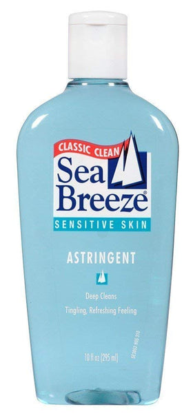 Seabreeze front packaging showing 10 oz bottle for clear benefits