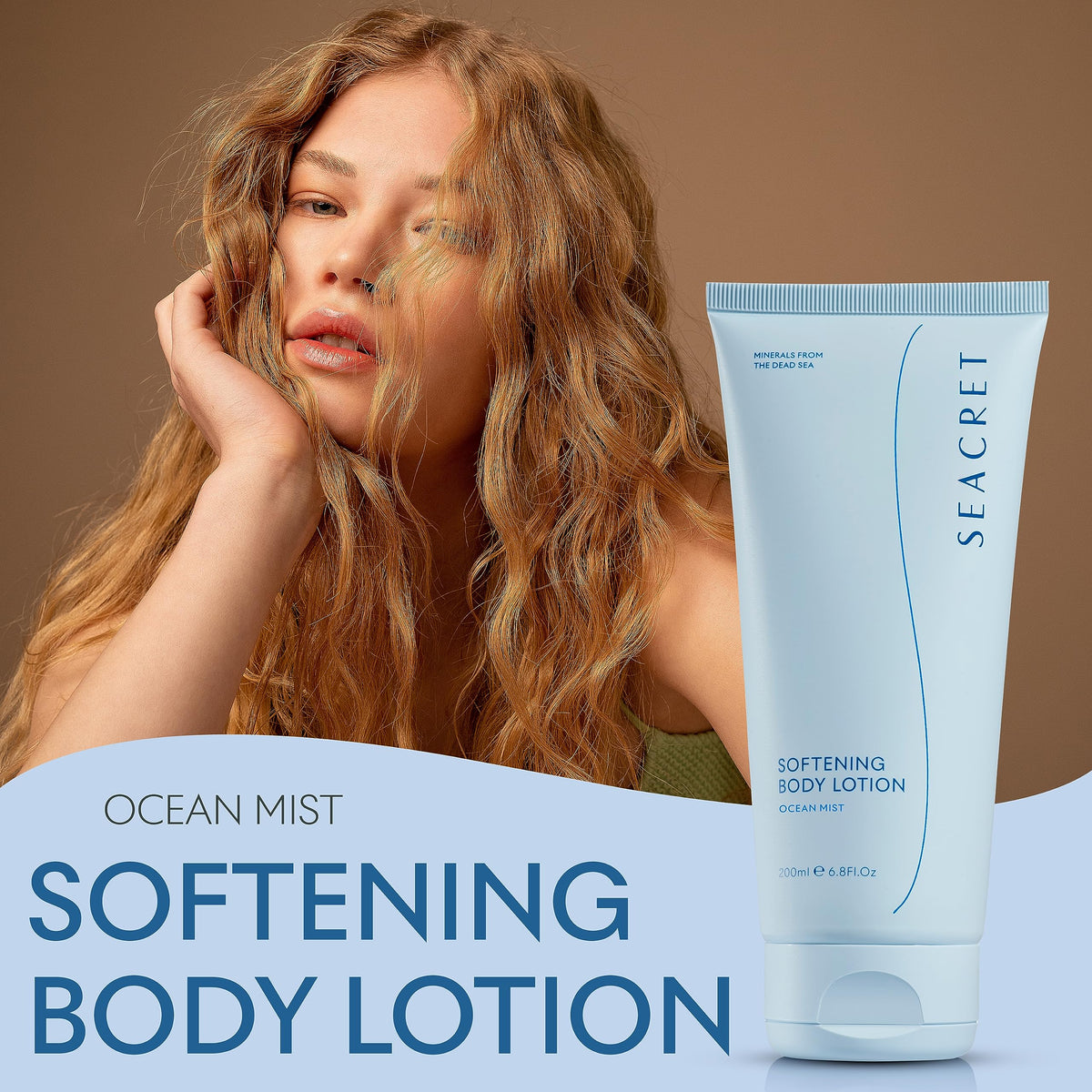 SEACRET smooth skin after absorption showing non-greasy finish benefit