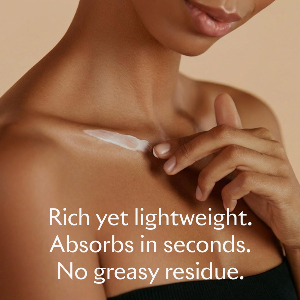 SEACRET creamy whipped texture close-up for fast absorption benefit