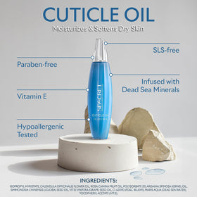 SEACRET oil being applied to a nail demonstrating targeted nourishment