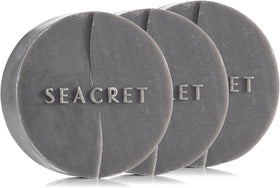 SEACRET close-up of mud soap texture highlighting creamy mineral consistency
