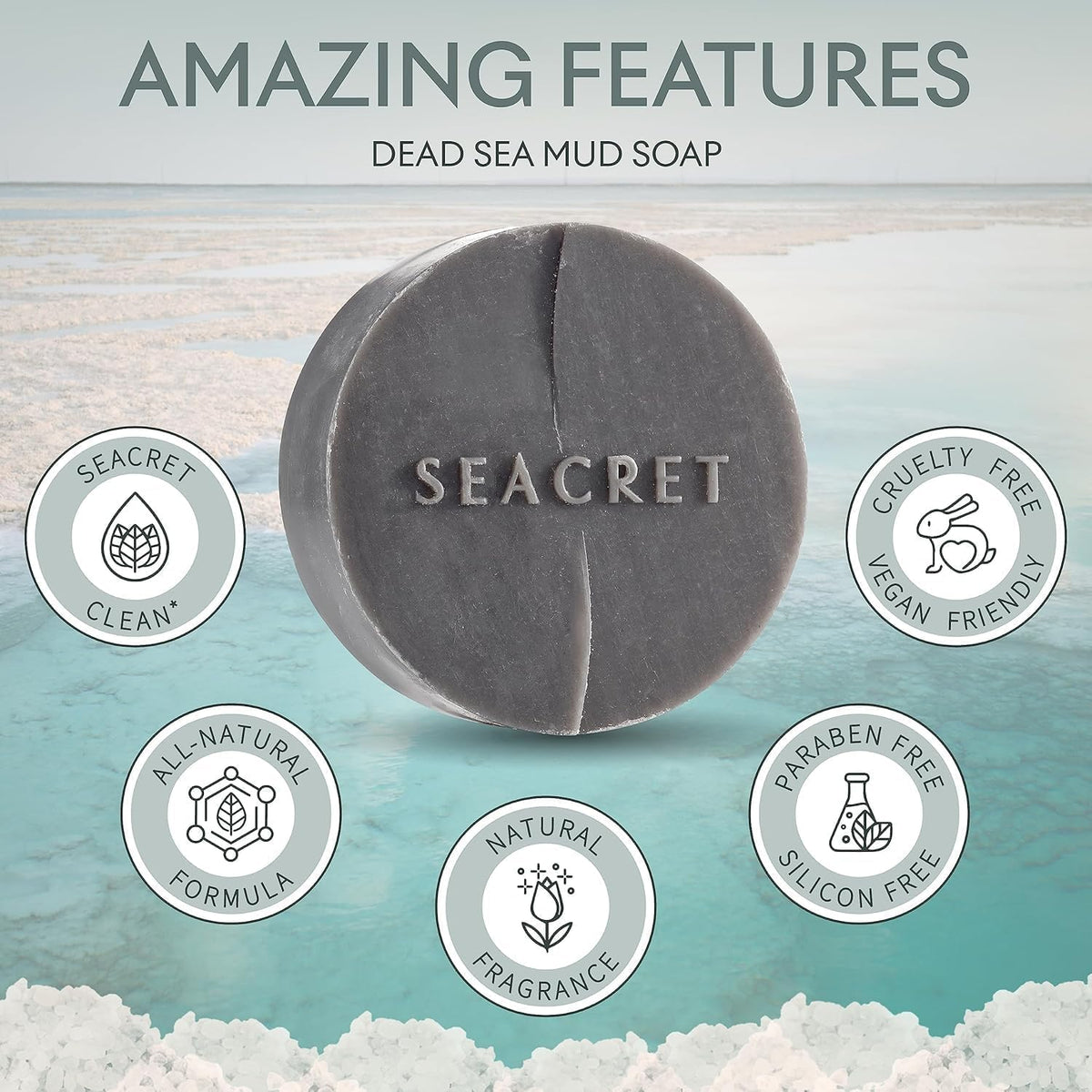 SEACRET three-pack box stacked to show value and long-lasting supply
