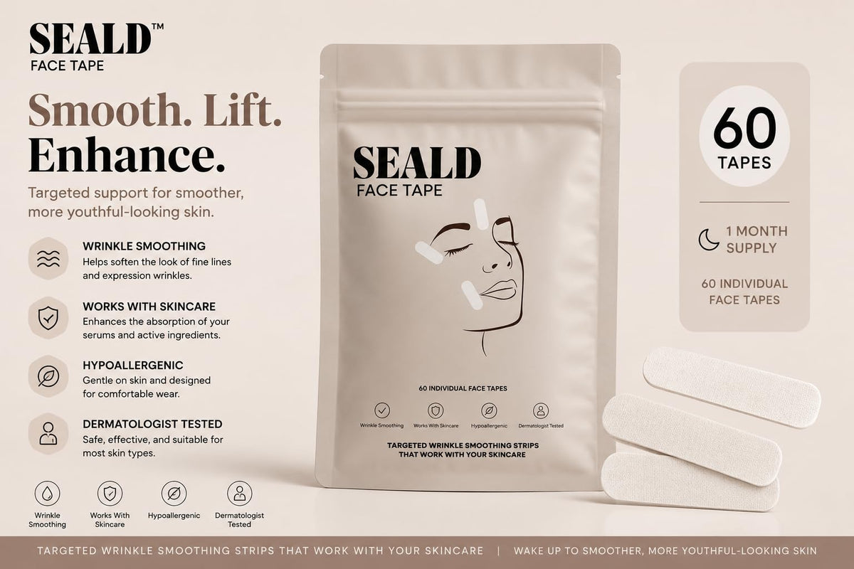 SEALD close-up of patch texture demonstrating breathable, thin adhesive