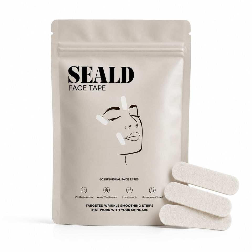 SEALD front packaging showing 60 patches and clear benefit of portable smoothing