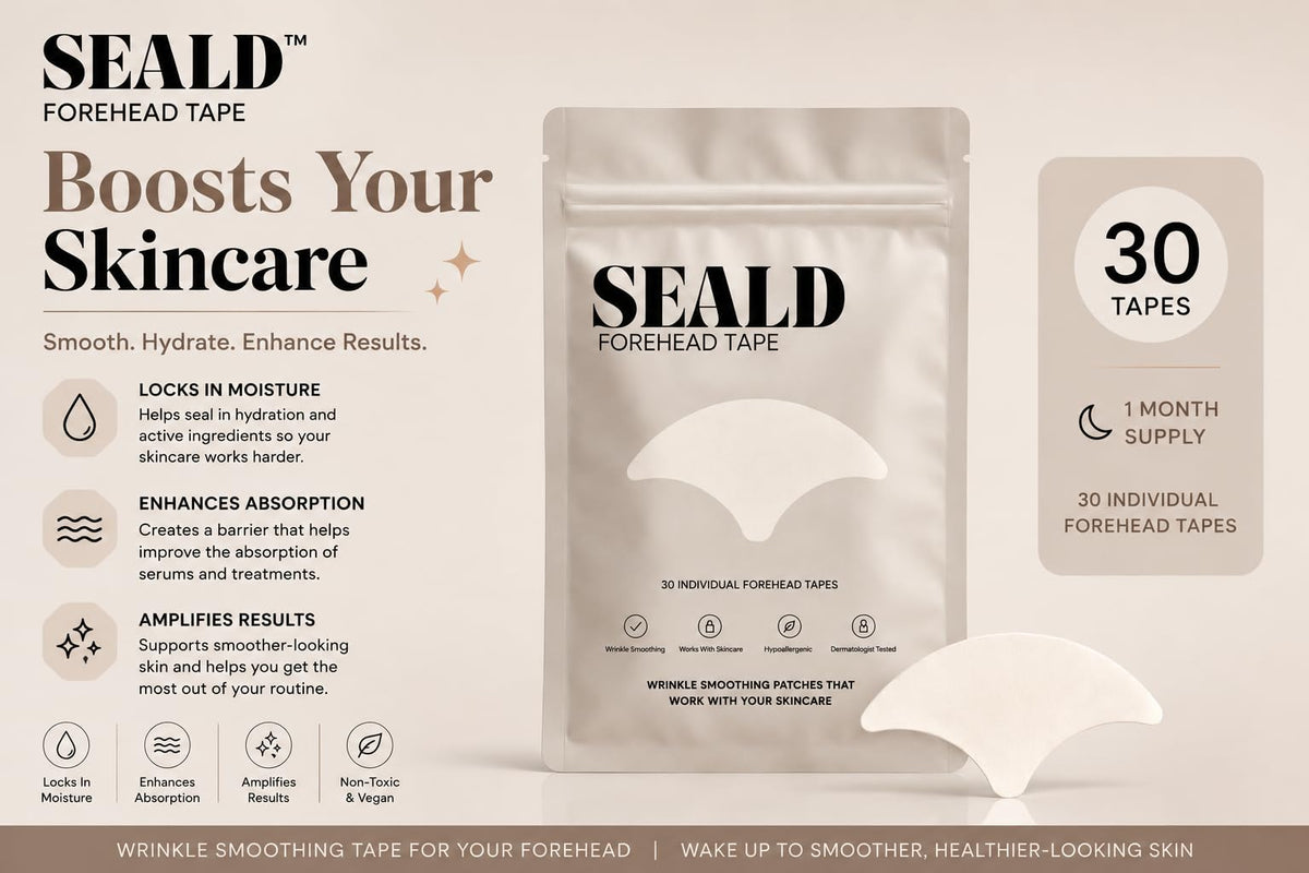 SEALD forehead tape close-up texture depicting gentle adhesive and comfort