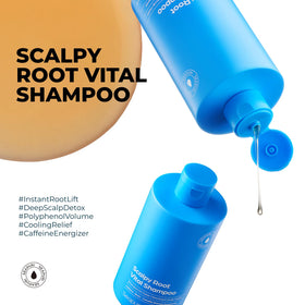 Seapuri Scalpy pump and cap detail for easy dispensing