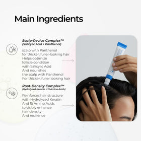 Seapuri Scalpy being massaged into scalp to refresh and soothe