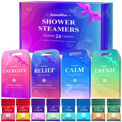 SeasonBliss front packaging showing 24-pack and scent variety, ideal for gifting
