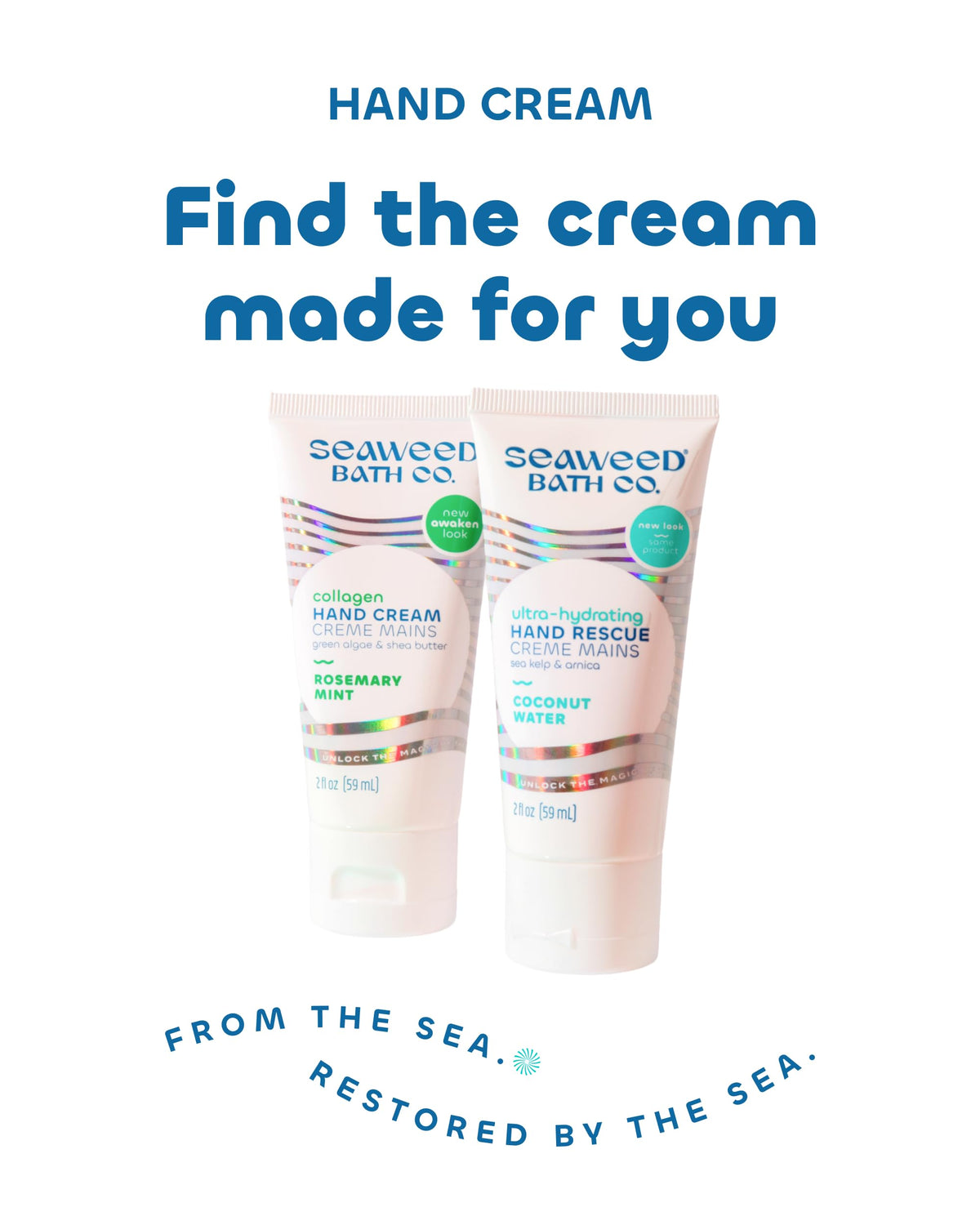 Seaweed Bath Co product staged on bathroom vanity showing daily routine and hydration support