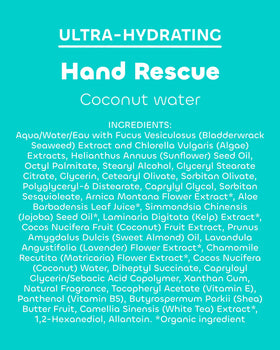 Seaweed Bath Co tube detail on recycled plastic marking highlighting sustainable packaging benefit