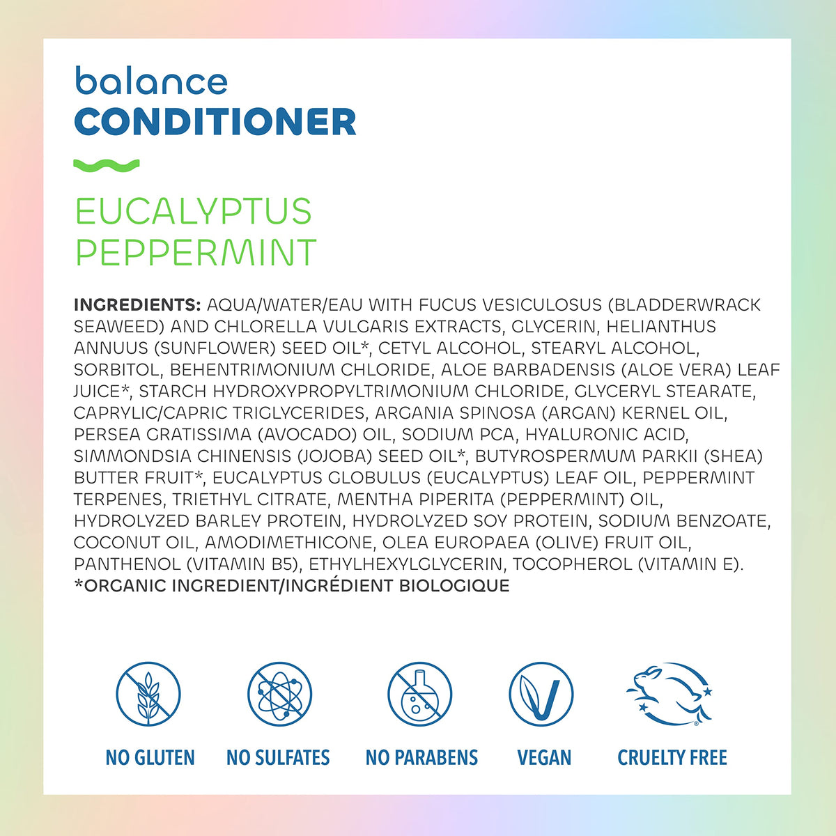 Seaweed Bath Co. conditioner being poured demonstrating easy application and detangling benefit