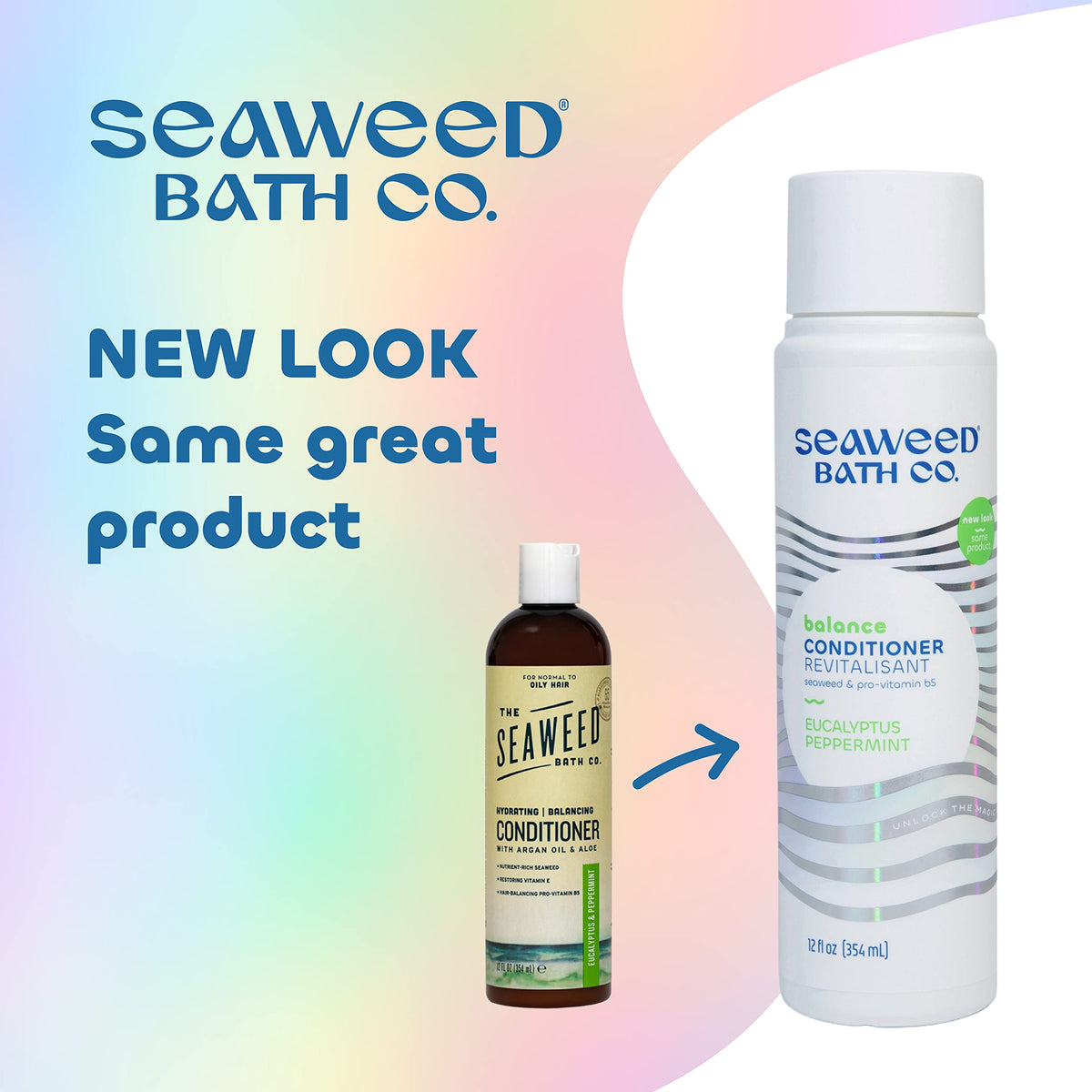 Seaweed Bath Co. conditioner cream texture close-up highlighting lightweight conditioning benefit