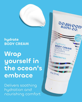 Seaweed Bath Co. creamy texture close-up illustrating fast absorption benefit