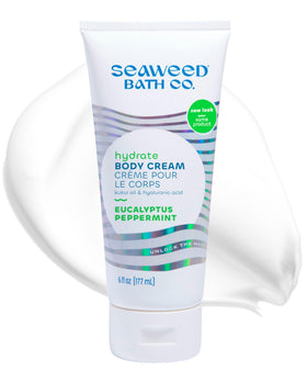 Seaweed Bath Co. front packaging showing 6 oz cream and soothing benefit