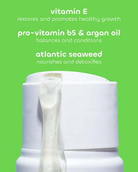Seaweed Bath Co seaweed and argan oil ingredients displayed for nourishing benefits