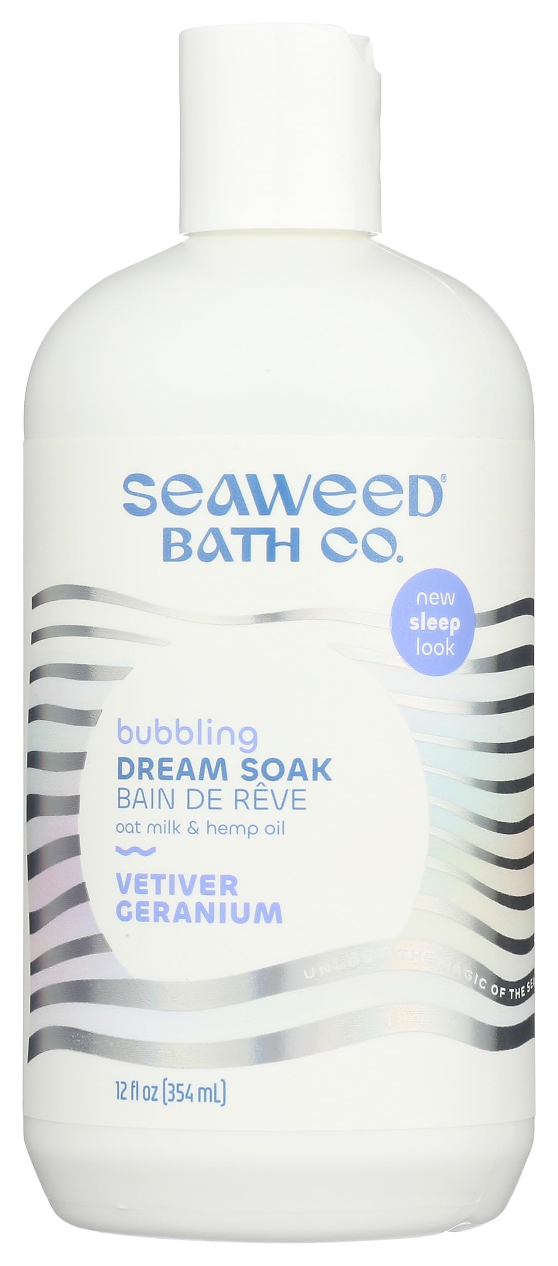 The Seaweed Bath Co. seaweed and oat milk close-up showing marine nutrients and hydration benefit