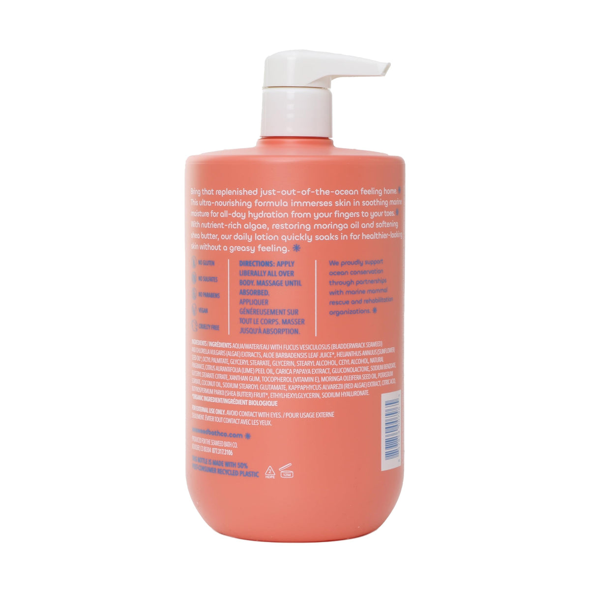 Seaweed Bath Co family applying lotion together illustrating gentle formula for all ages benefit