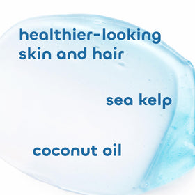 Seaweed Bath Co used as shampoo demonstrating smooth, manageable hair